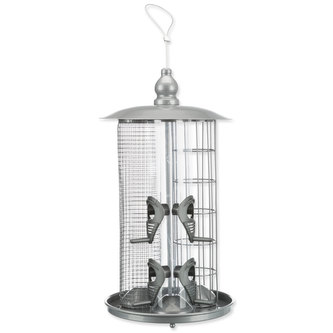 Krmítko TRIXIE 3v1 kov, plast stříbrné 20 x 36,5 cm