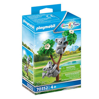Koaly s mládětem Playmobil, Zoo, 10 dílků