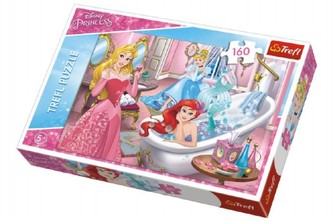 Puzzle Princezny Disney 41x27,5cm 160 dílků v krabici 29x19x4cm