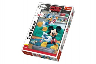 Puzzle Mickey a Donald Disney 100 dílků 27,5x41cm v krabici 20x29x4cm