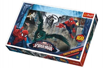 Puzzle Spiderman 41x27,5cm 160 dílků v krabici 29x19x4cm