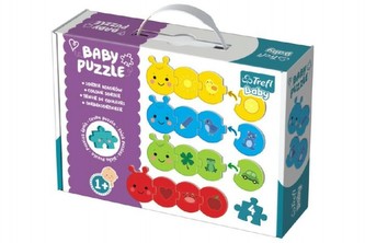 Puzzle baby Barvy 4ks v krabici 27x19x6cm 1+