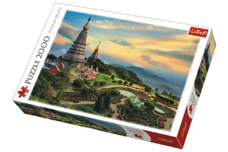 Puzzle Pohádkové Chiang Mai Thajsko 2000 dílků 96x68cm v krabici 40x27x6cm