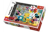 Puzzle Mickey a Minnie oslavujú narodeniny Disney 27x20cm 30 dielikov v krabičke 21x14x4cm