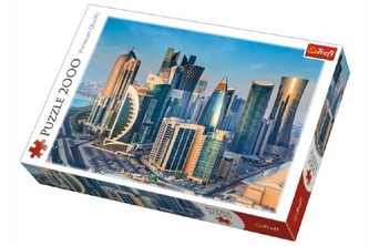 Puzzle Doha Katar 2000 dílků 96x68cm v krabici 40x27x6cm