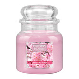 Svíčka ve skleněné dóze Country Candle, Třešňový květ, 453 g