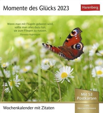 Momente des Glücks Postkartenkalender 2023