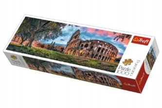 Puzzle Koloseum Rím panorama 1000 dielikov 97x34cm v krabici 40x13x7cm