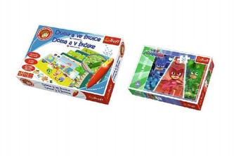 PACK Doma a ve školce s magickým perem  + Puzzle 30 dílků grátis (mix obrázků)