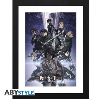 Attack on Titan Zarámovaný plakát - Season 4 vizuál 1