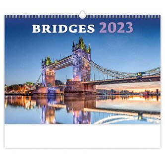 Kalendář nástěnný 2023 - Bridges