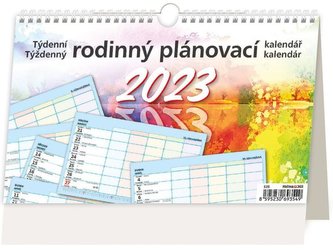 Kalendář stolní 2023 - Týdenní rodinný plánovací