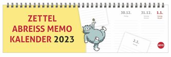 Zettelabreiß-Memo Wochenquerplaner classic 2023
