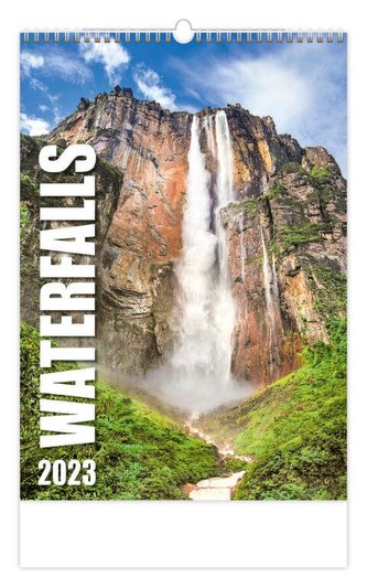 Kalendář nástěnný 2023 - Waterfalls