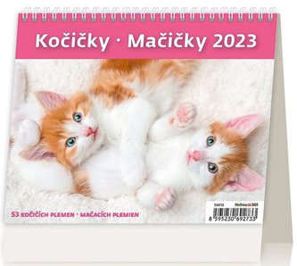 Kalendár stolný 2023 - MiniMax Mačičky