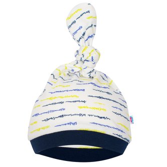 Kojenecká bavlněná čepička New Baby Summertime kluk - velikost 86 (12-18m)