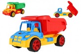 Auto stavebná sklápačka plast 2 farby v sáčku 25x50x27cm