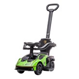 Odrážedlo se zvukem a vodící tyčí Milly Mally LAMBORGHINI ESSENZA SC V12 zelené