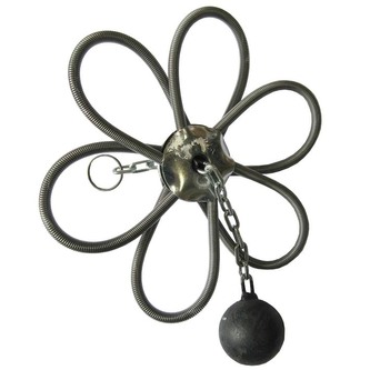 Růžice komínová strojek stavitelný ¤130 až 230mm, závaží  CZ