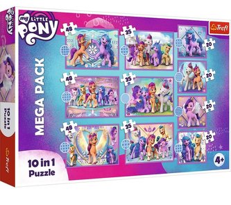 Puzzle My Little Pony: Žiariví poníky MEGA PACK 10v1