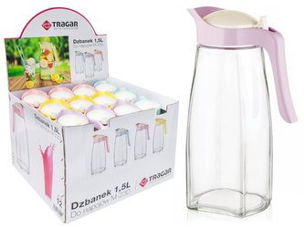 Džbán sklo/plast 1,5L vekom SWAN