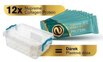 Nupreme Proteinové tyčinky kokos-karamel 12 ks v dóze