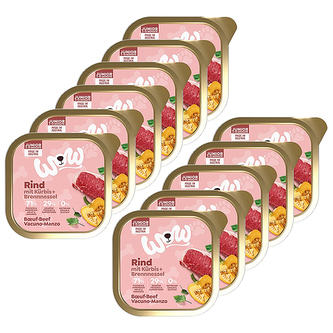 WOW paštika Hovězí s dýní Junior 11x150g