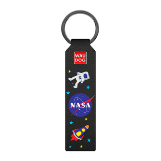 Waudog klíčenka / přívěsek NASA - černá