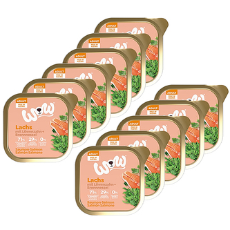 WOW paštika Losos s rajčaty Adult 11x150g