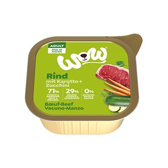 WOW paštika Hovězí s karotkou Adult 150g
