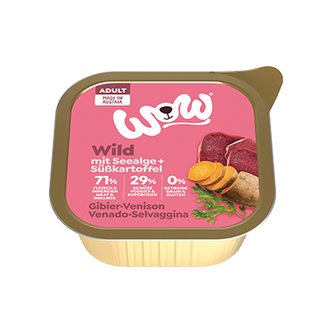 WOW paštika Zvěřina s batáty Adult 150g