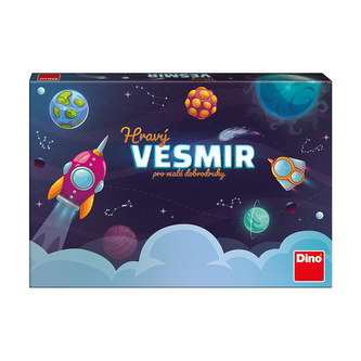 Hravý Vesmír pre malých dobrodruhov stolná spoločenská hra v krabici 33x23x4cm