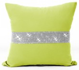 Polštář GLAM se zirkony limonka 40x40 cm Mybesthome