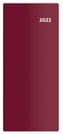 Diář 2023 Torino - bordó, měsíční kapesní PVC