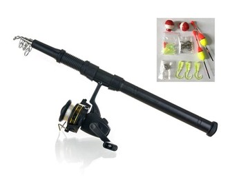 SPORTWELL Rybářská sada - teleskopický prut 160 cm s příslušenstvím