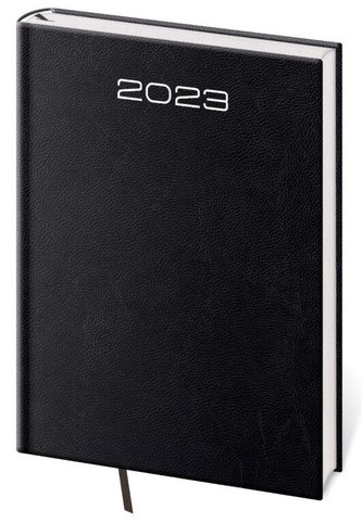 Diář 2023 Karachi - černá, denní A5
