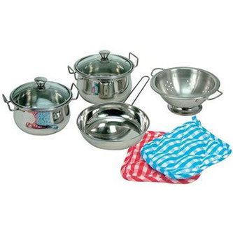 Detská sada nerezového riadu/8 ks