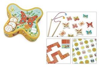 Scratch, Gra Łowimy Motylki 3w1 - łowienie/memo/domino (z serii: