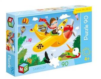 Puzzle Samolot 90 elementów