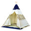 Dětský stan: TeePee/béžovo-modrý