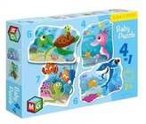 Detské puzzle 4v1 pod vodou