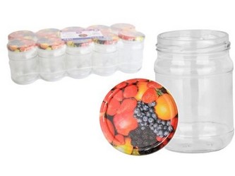 sklenice zavařovací 250ml TWIST 66 + víčka OVOCE (10ks)