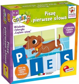 Carotina piszę pierwsze słowa