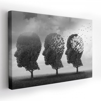 Obraz na plátně HEADS 120x80 cm Mybesthome