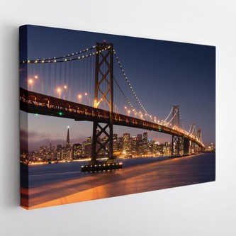 Obraz na plátně BRIDGE 120x80 cm Mybesthome Obraz na plátně BRIDGE 120x80 cm Mybesthome