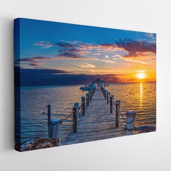 Obraz na plátně PIER I. 120x80 cm Mybesthome