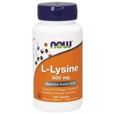 L-Lysin 500 mg - NOW Foods - 100 tab.