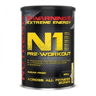 N1 Pre-Workout - Nutrend - modrá malina - 10 x 17 g