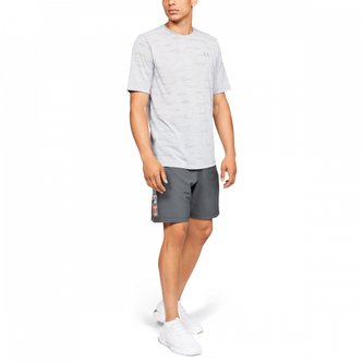 Pánské šortky Woven Graphic Wordmark Grey - Under Armour - Velikost: S