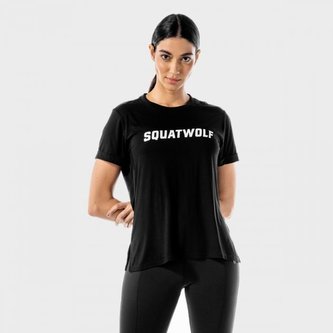 Dámské tričko Iconic Onyx - SQUATWOLF - Velikost: M